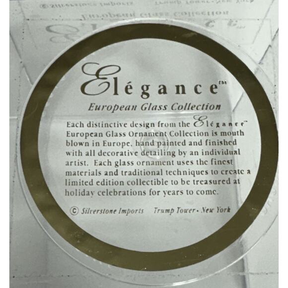 Elegance European Blown Glass Hand Painted Humpty Dumpty Ornament Trump Tower - Picture 6 of 7